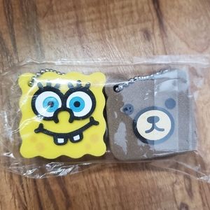 Teddy Fresh x SpongeBob keychains